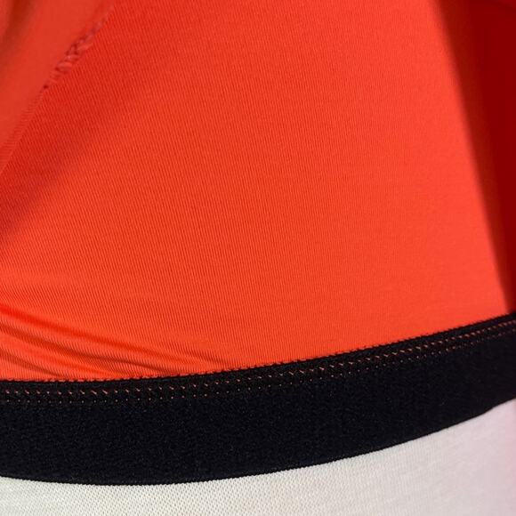 ASICS Women's Orange Tank Dress with Shorts for Tennis - Picture 6 of 7